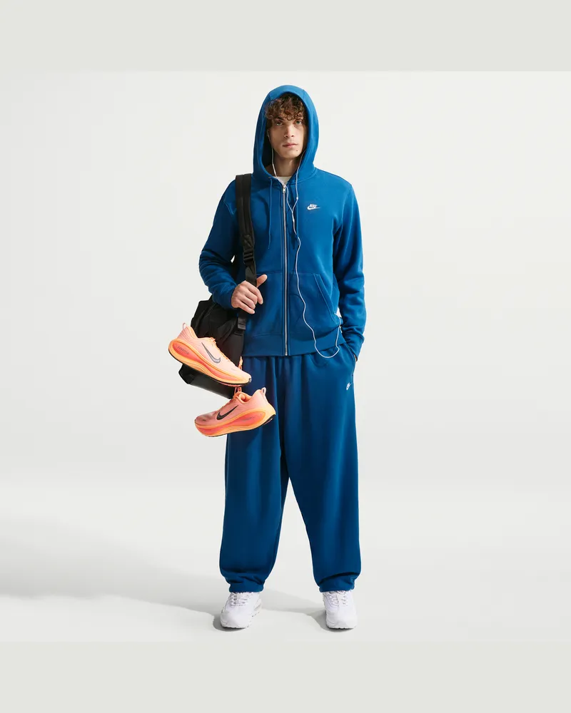 Nike Club Oversize-Hose aus French-Terry (Herren) - Blau Blau