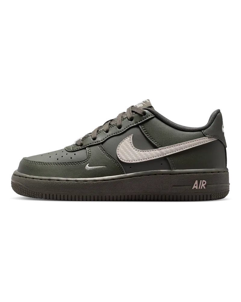 Nike Air Force 1 Tech Essential Schuh (ältere Kinder) - Grau Grau