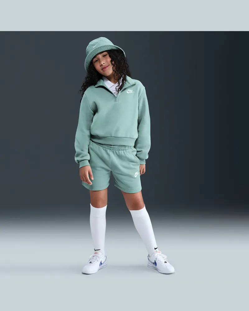 Nike Sportswear Club French-Terry-Shorts (12,5 cm) für ältere Kinder (Mädchen) - Grün Grün