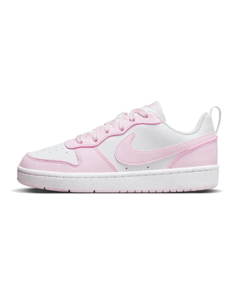 Nike Court Borough Low Recraft Schuh für ältere Kinder - Weiß Weiß