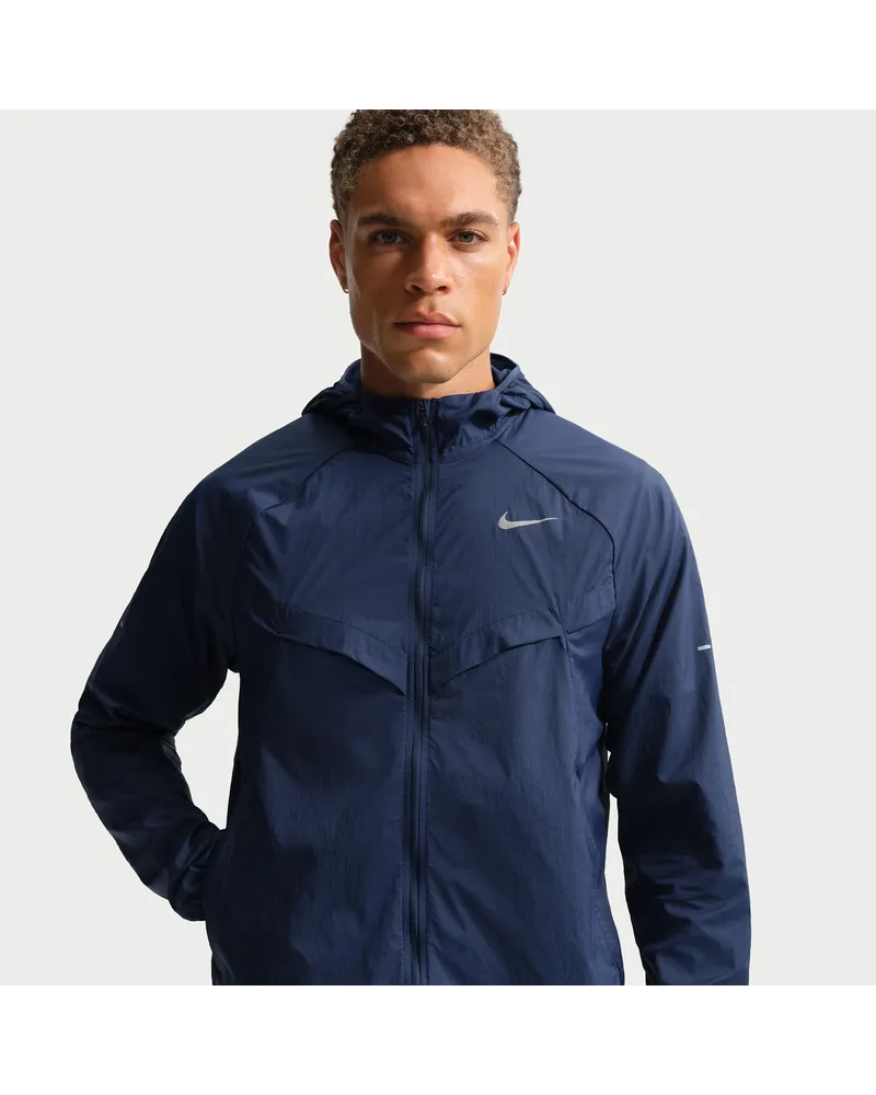 Nike Stride Repel-Laufjacke mit UV-Schutz (Herren) - Blau Blau