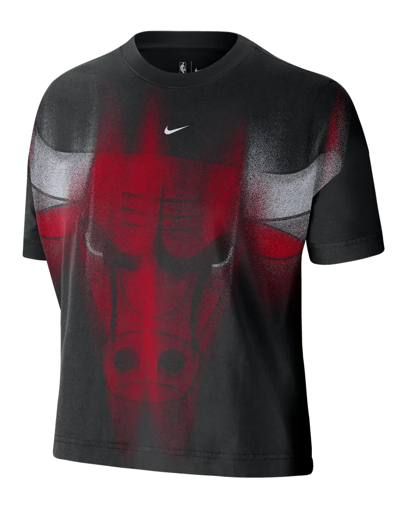 Nike Chicago Bulls Icon NBA-T-Shirt (Damen) - Schwarz Schwarz