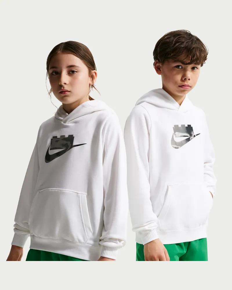 Nike x LEGO® Collektion Hoodie (ältere Kinder) - Weiß Weiß