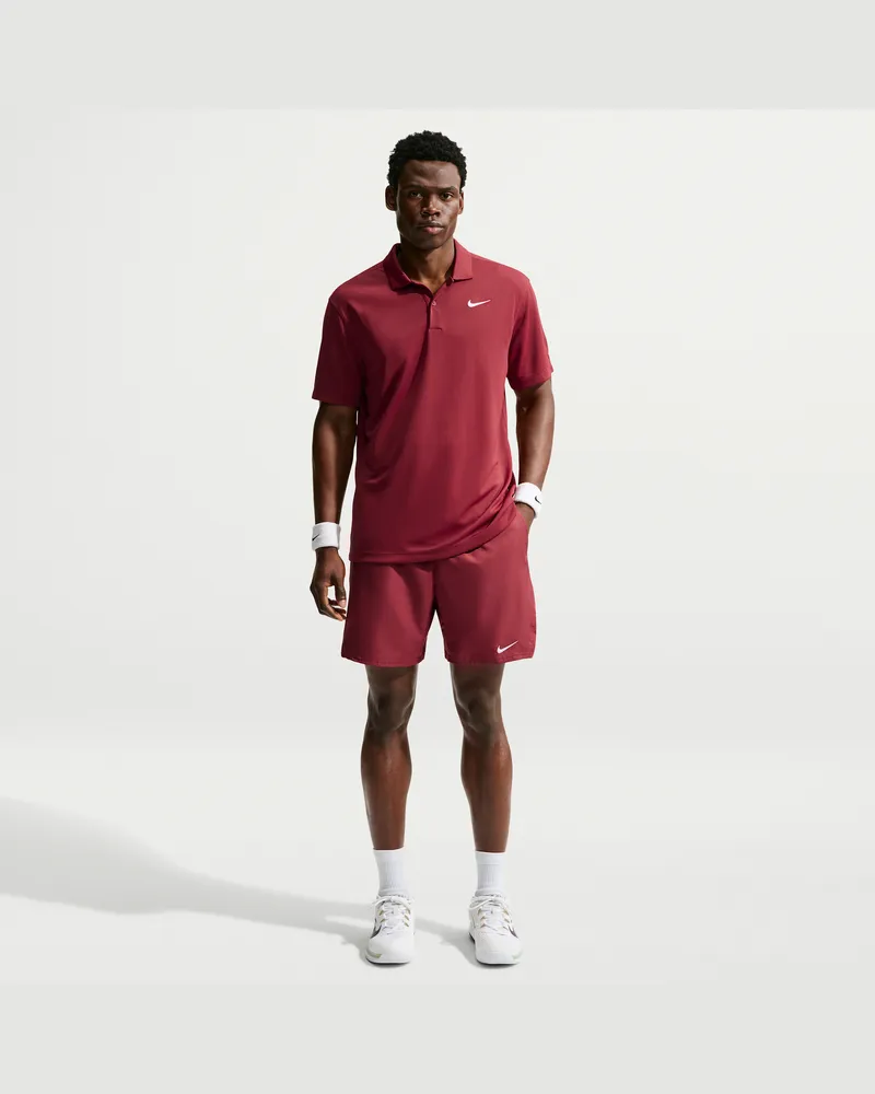 Nike Court Victory Dri-FIT Herren-Tennisshorts (ca. 18 cm) - Rot Rot