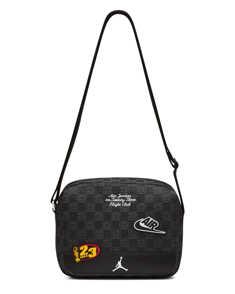 Jordan Monogram Schultertasche (3,6 l) - Schwarz Schwarz