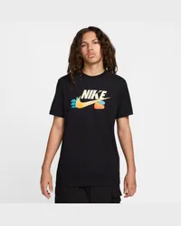 Nike Sportswear Herren-T-Shirt - Schwarz Schwarz