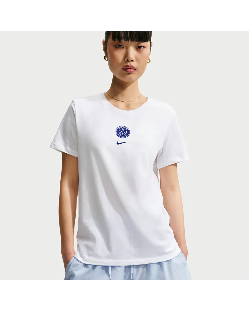 Nike Paris Saint-Germain  Fußball-T-Shirt (Damen) - Weiß Weiß