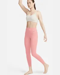 Nike Zenvy 7/8-Leggings mit sanftem Halt und hohem Taillenbund für Damen - Pink Pink