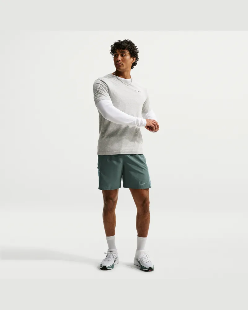 Nike Miler Dri-FIT Laufshorts mit Futter (ca. 18 cm) (Herren) - Grün Grün