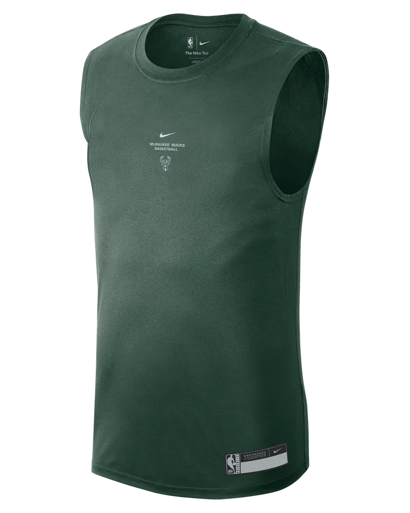 Nike Milwaukee Bucks ärmelloses T-Shirt für Herren - Grün Grün