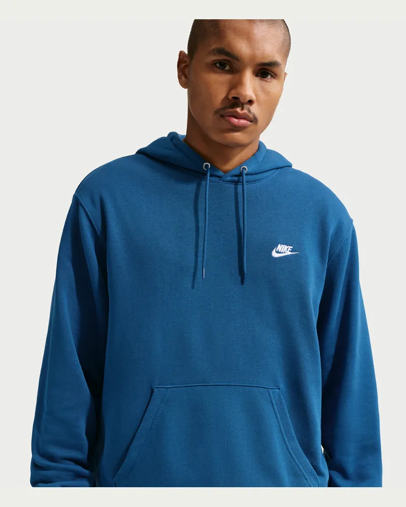Nike Club French Terry-Hoodie (Herren) - Blau Blau