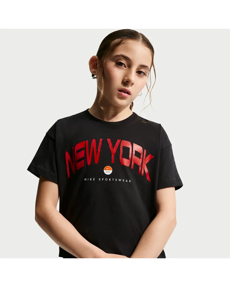 Nike T-Shirt (ältere Kinder, Mädchen) - Schwarz Schwarz
