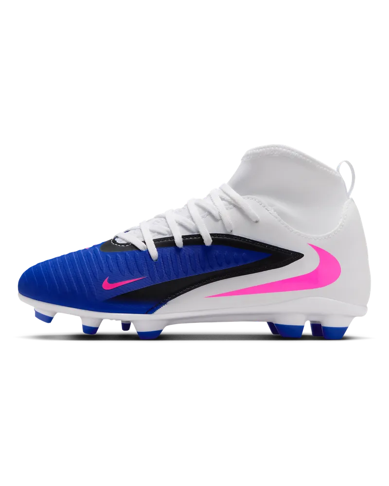 Nike Jr. Phantom 6 High Club Fußballschuh für verschiedene Böden (ältere Kinder) - Blau Blau