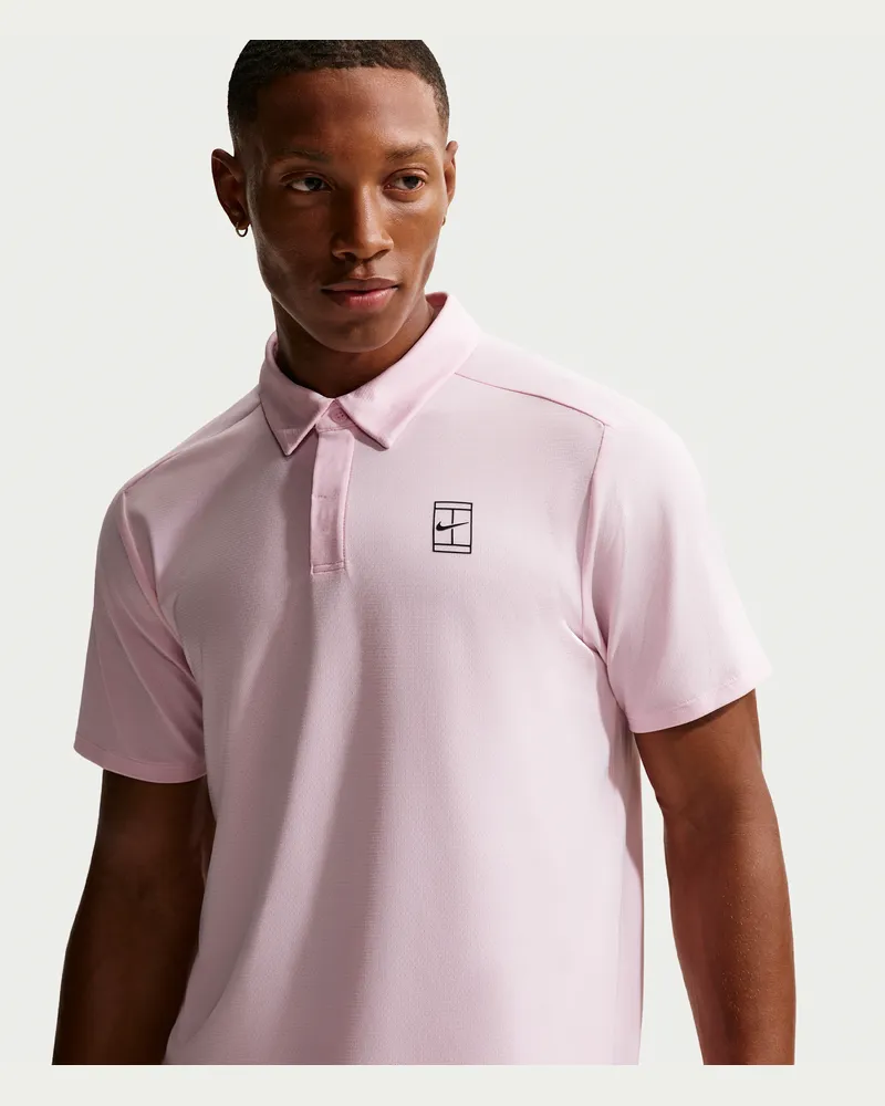 Nike Court Advantage Dri-FIT Tennis-Poloshirt (Herren) - Pink Pink