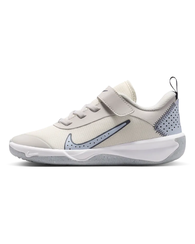 Nike Omni Multi-Court Schuh für jüngere Kinder - Grau Grau