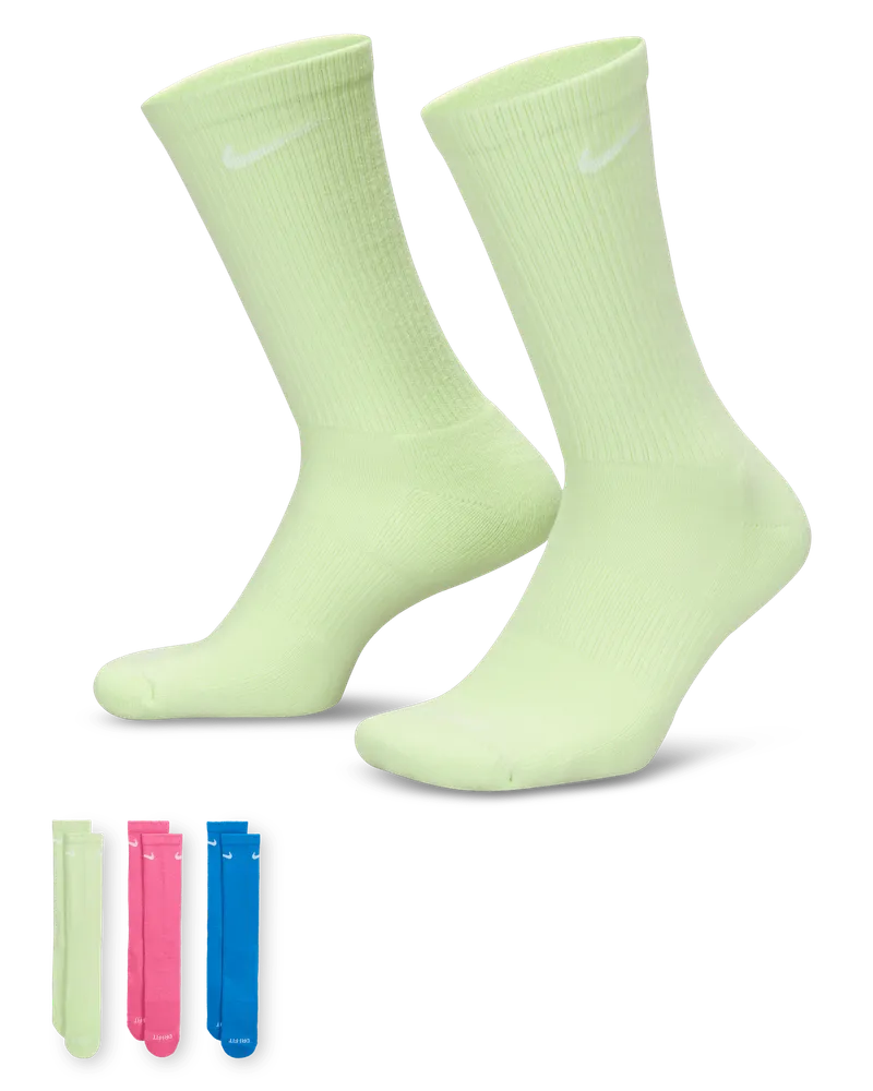 Nike Everyday Plus Cushioned Crew-Trainingssocken (3 Paar) - Multi-Color Multi-color