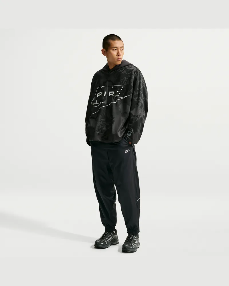Nike Windrunner wetterfeste Hose (Herren) - Schwarz Schwarz