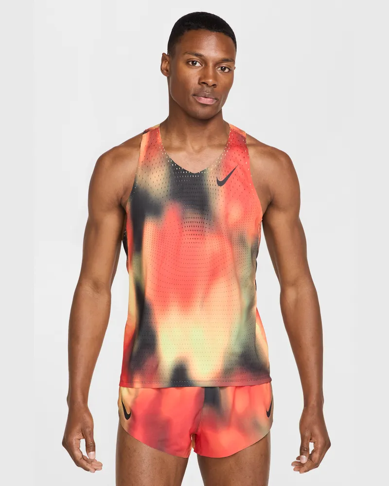 Nike AeroSwift Elite Entry Dri-FIT ADV Lauf-Tanktop (Herren) - Gelb Gelb