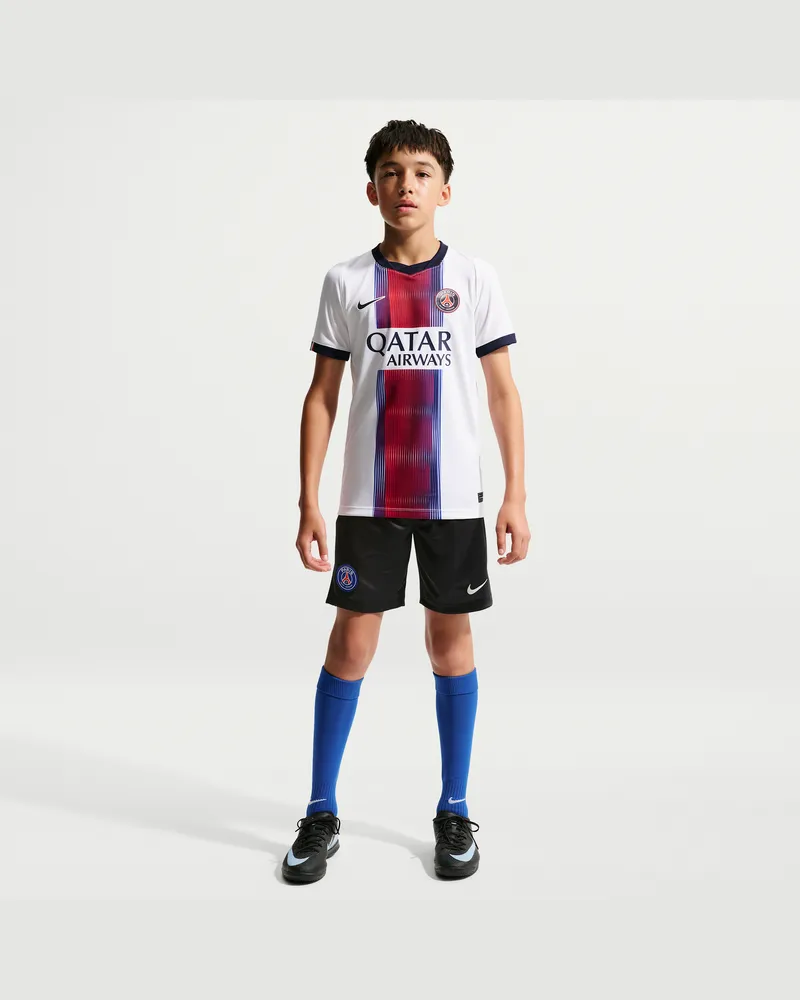 Nike Paris Saint-Germain 2026/27 Stadium Goalkeeper  Dri-FIT Replika-Fußballshorts (ältere Kinder) - Schwarz Schwarz