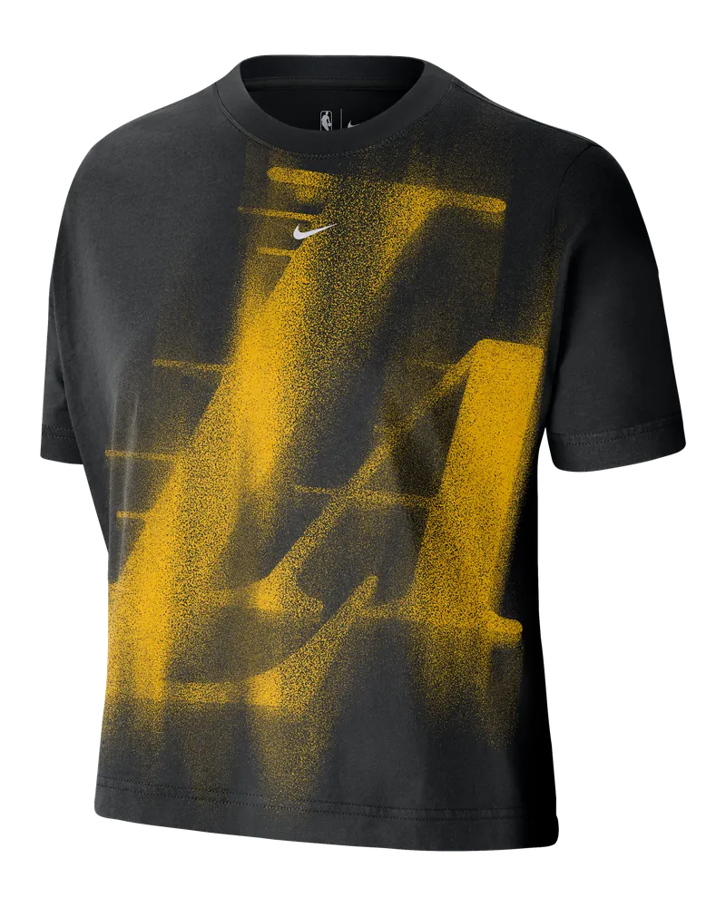 Nike Los Angeles Lakers Icon NBA-T-Shirt (Damen) - Schwarz Schwarz