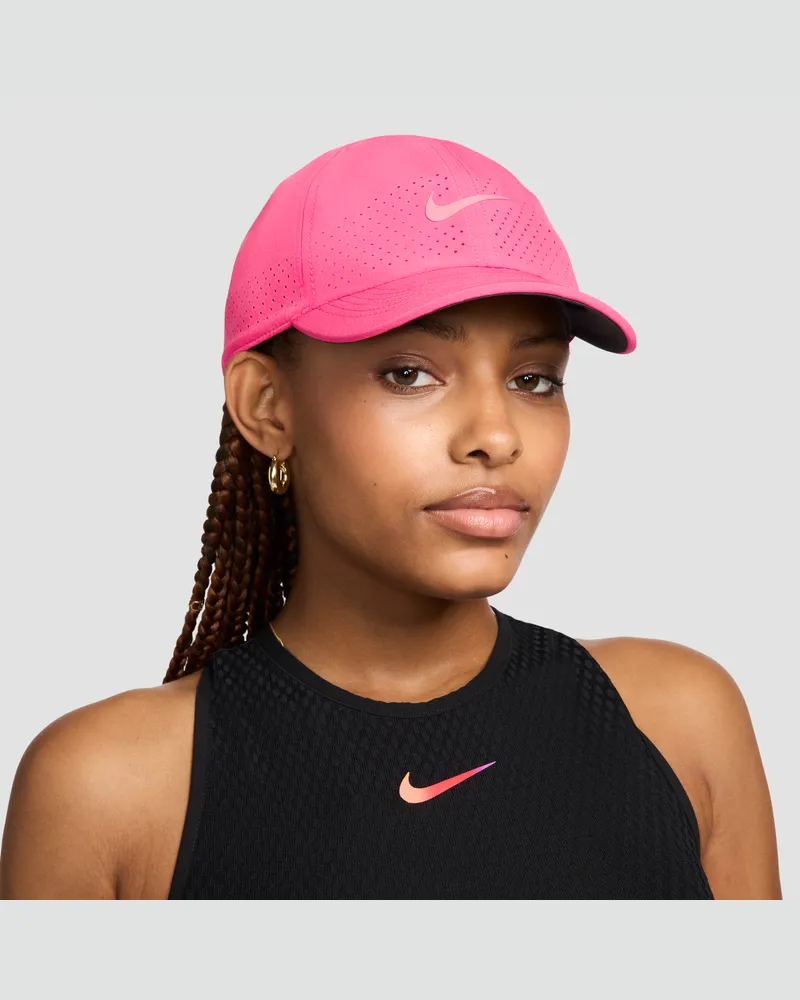 Nike Dri-FIT ADV Club unstrukturierte Tennis-Cap - Pink Pink