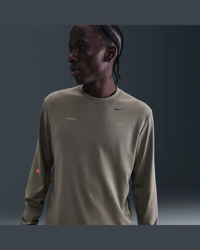 Nike Primary Dri-FIT Longsleeve für Herren - Grau Grau