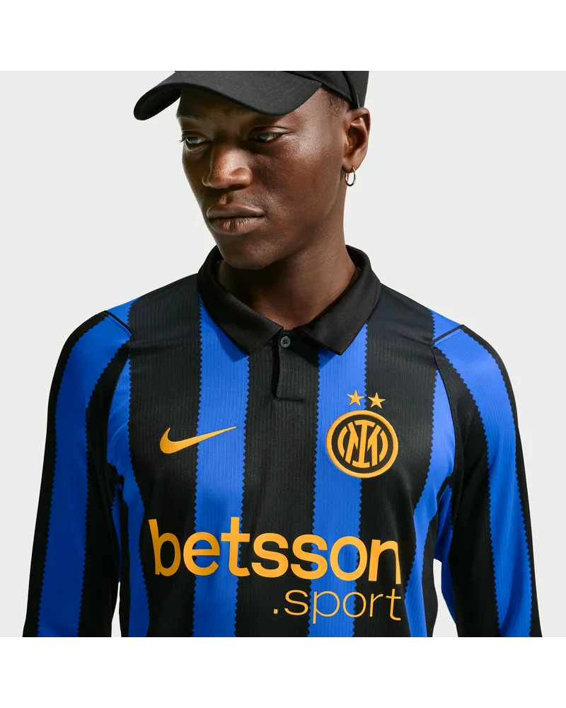 Nike Inter Mailand 2026/27 Stadium Home  Dri-FIT Replika-Longsleeve-Fußballtrikot (Herren) - Blau Blau