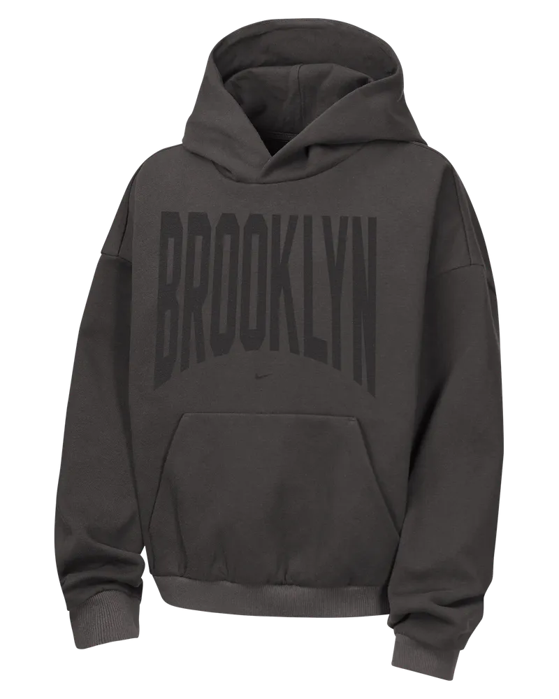 Nike Brooklyn Nets  NBA Hoodie (ältere Kinder) - Grau Grau