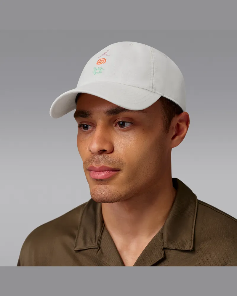 Jordan Club verstellbare Festival-Cap - Weiß Weiß