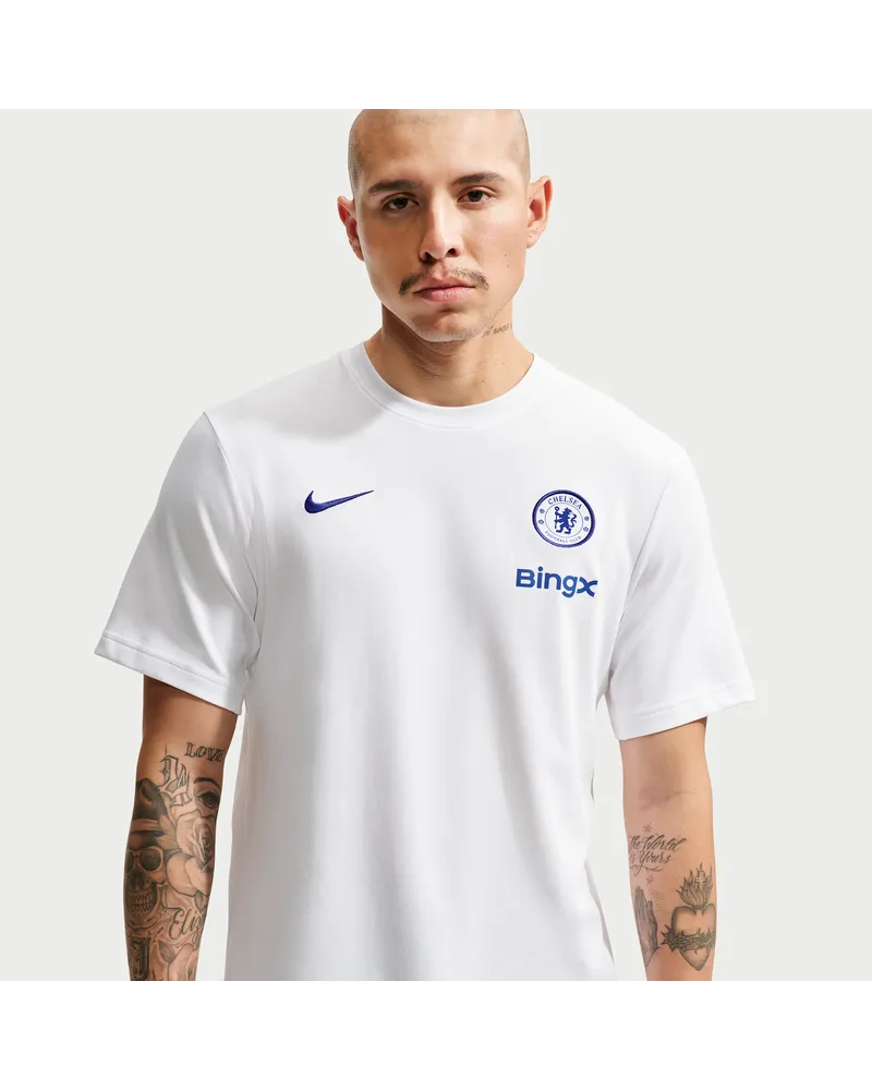 Nike FC Chelsea  Dri-FIT Primary-Fußball-T-Shirt (Herren) - Weiß Weiß