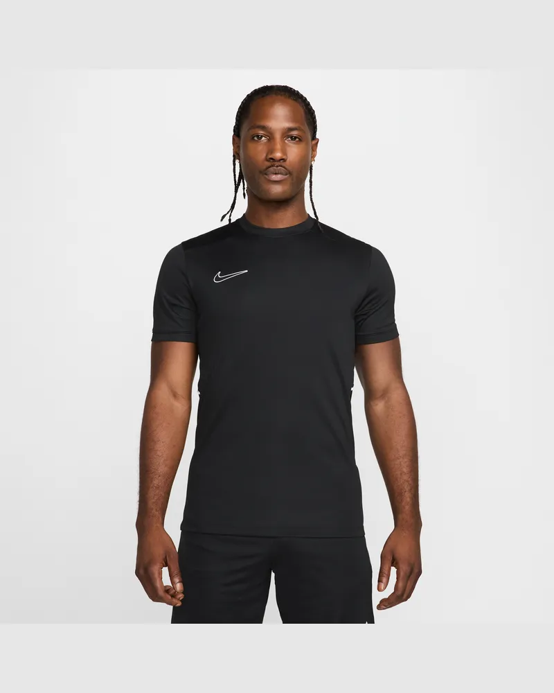 Nike Academy Dri-FIT Kurzarm-Fußballoberteil (Herren) - Schwarz Schwarz