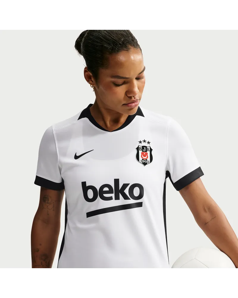 Nike Beşiktaş J.K. 2026/27 Home  Dri-FIT Replika-Fußballtrikot (Damen) - Weiß Weiß