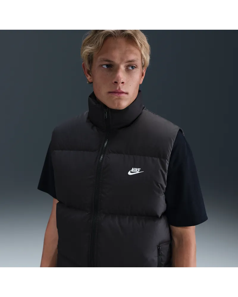 Nike Sportswear Club Therma-FIT Puffer-Weste (Herren) - Schwarz Schwarz