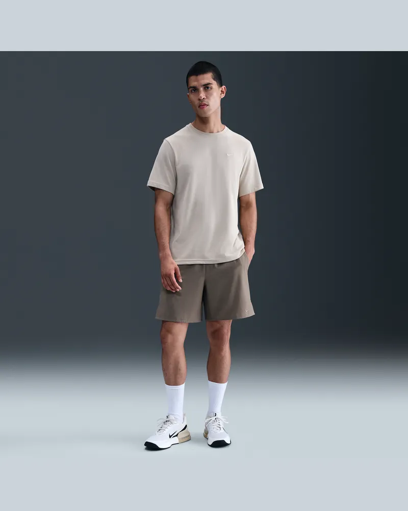 Nike Unlimited vielseitige Dri-FIT Herrenshorts ohne Futter (ca. 18 cm) - Grau Grau