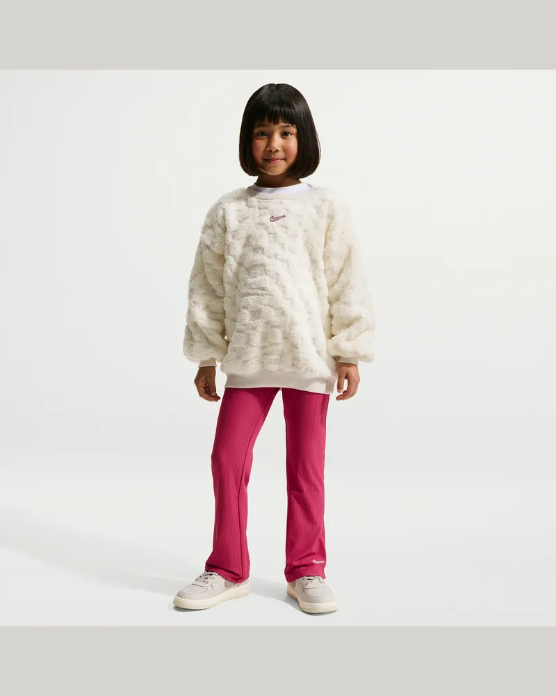 Nike Cozy 2-teiliges Leggings-Set mit ausgestelltem Bein (jüngere Kinder) - Pink Pink