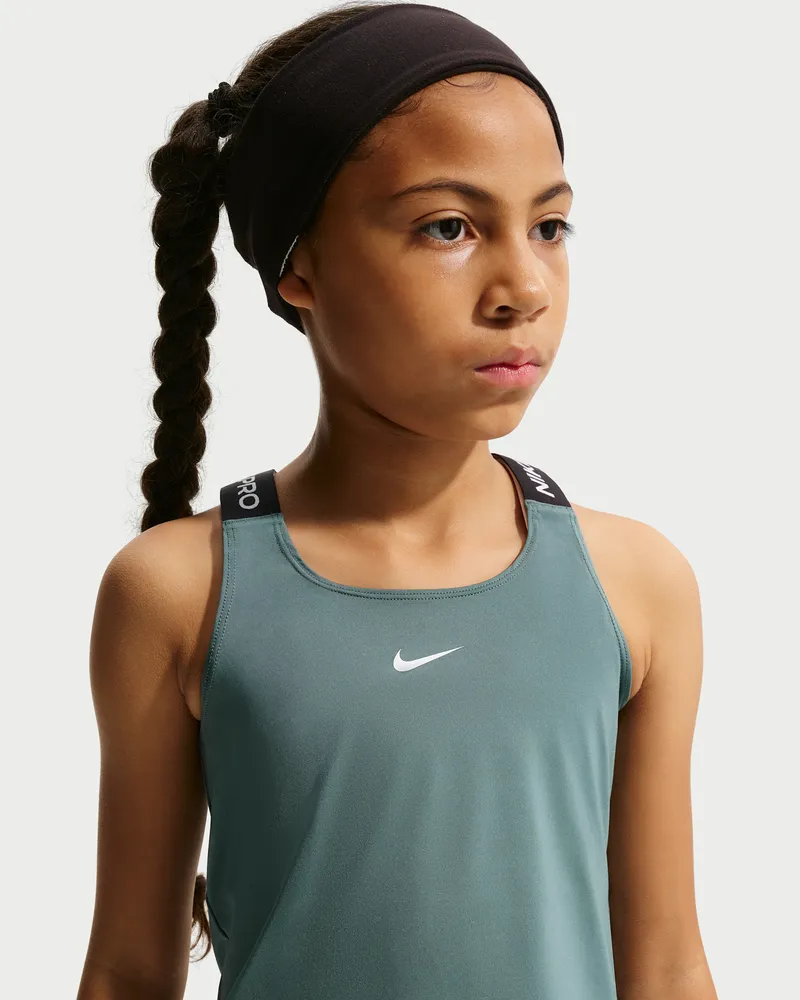 Nike Pro Dri-FIT Tanktop (ältere Kinder, Mädchen) - Grau Grau