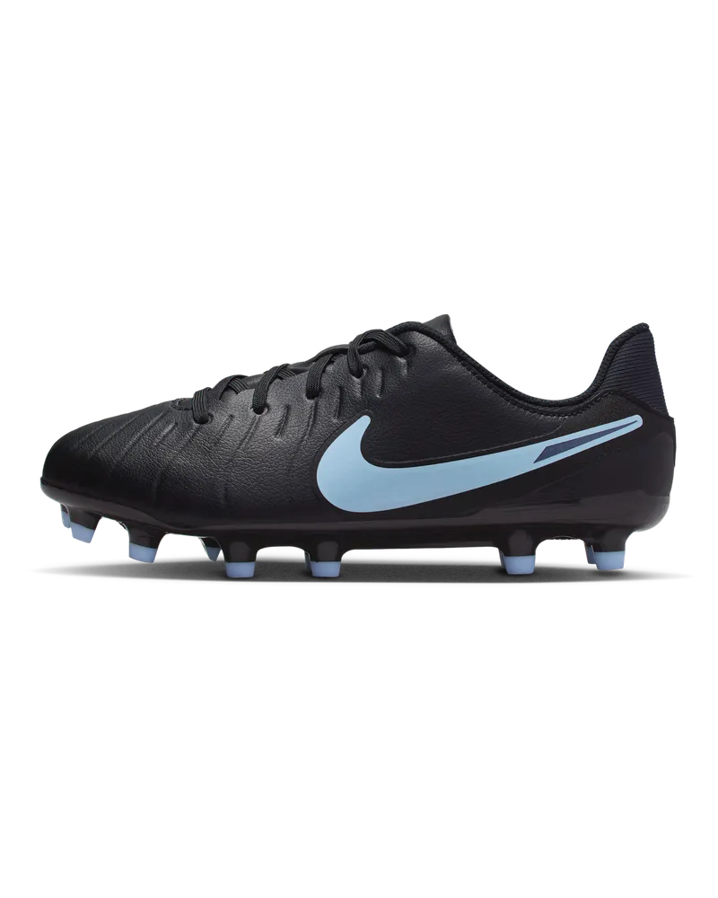 Nike Jr. Tiempo Legend 10 Academy Low Top Fußballschuh für verschiedene Böden für jüngere/ältere Kinder - Schwarz Schwarz
