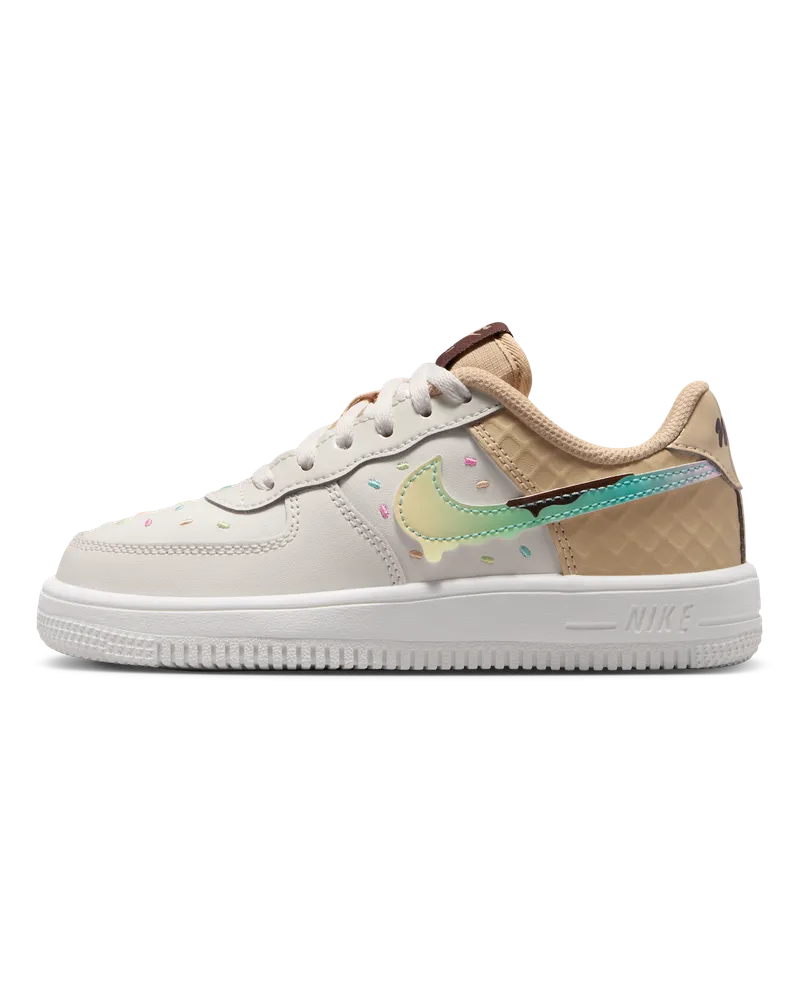 Nike Force 1 Low Schuh (jüngere Kinder) - Weiß Weiß