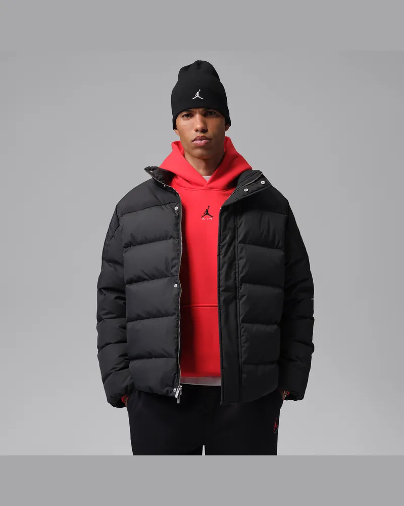Jordan Flight Daunen-Pufferjacke (Herren) - Schwarz Schwarz