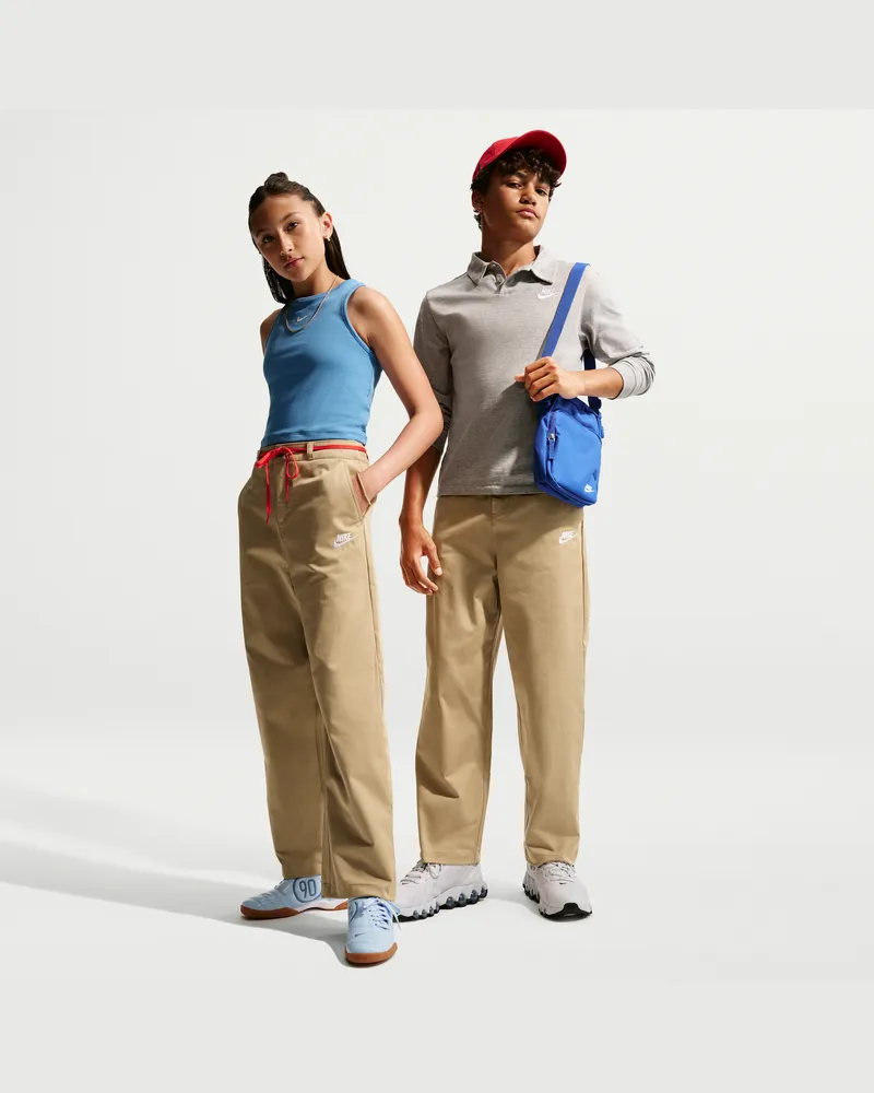 Nike Club Gewebte Alltagshose (ältere Kinder) - Braun Braun