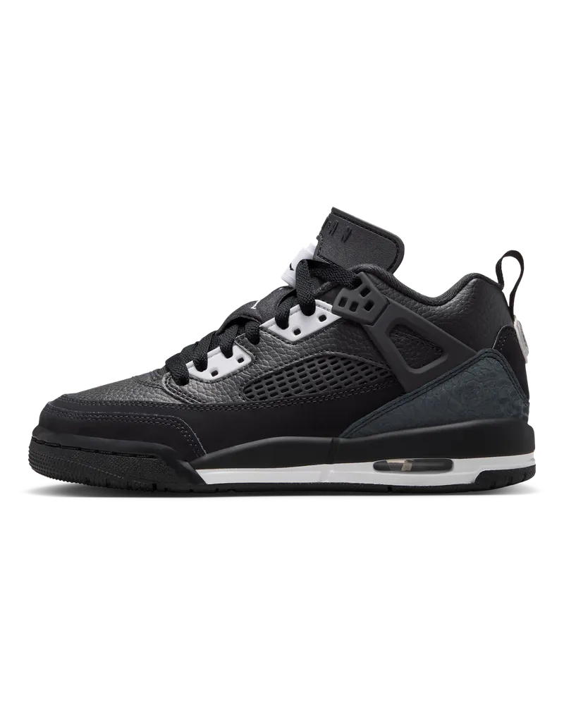 Jordan Spizike Low Schuh für ältere Kinder - Schwarz Schwarz