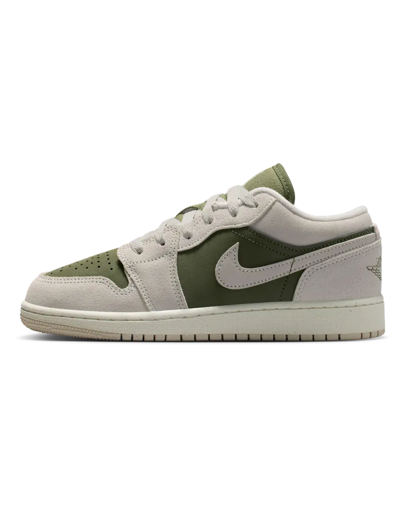 Jordan Air  1 Low SE Schuh (ältere Kinder) - Grün Grün