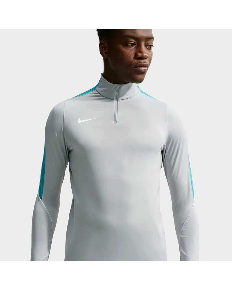 Nike Strike Dri-FIT Drill-Fußballoberteil (Herren) - Grau Grau