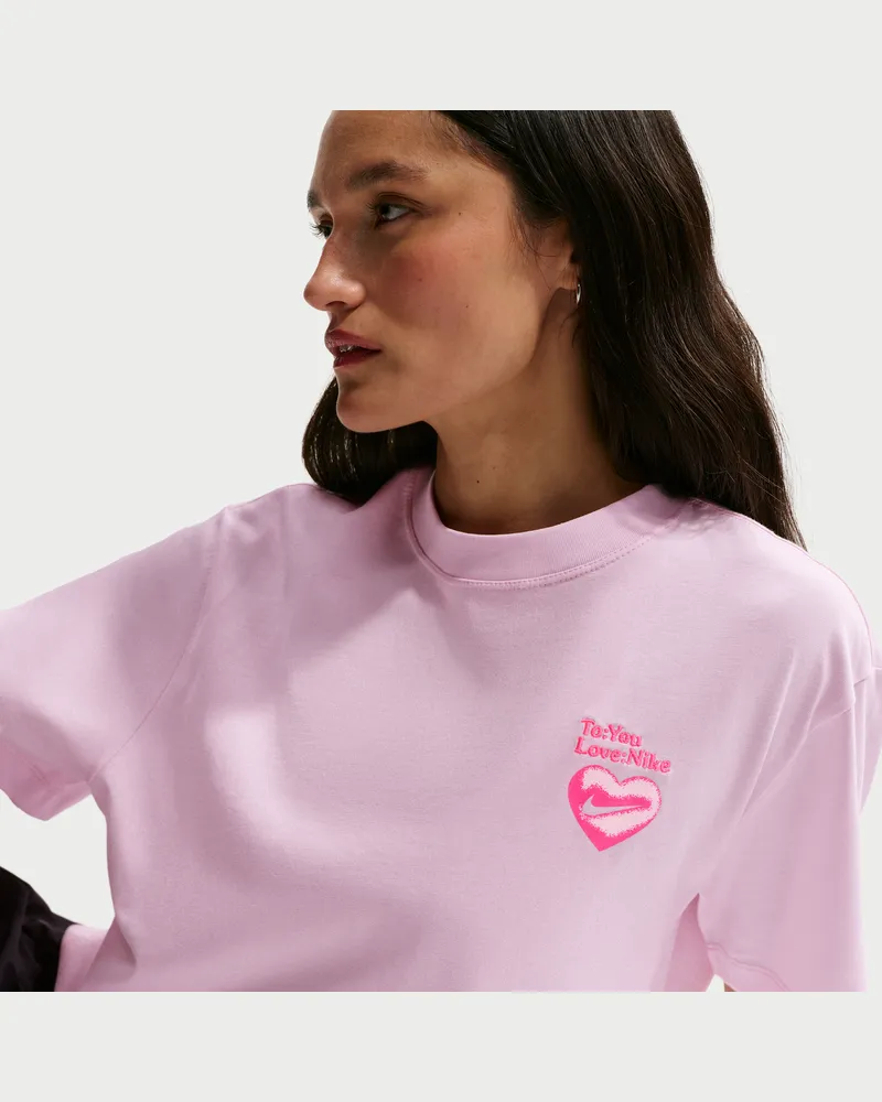 Nike Oversize-T-Shirt für Damen - Pink Pink