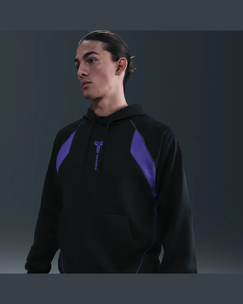 Nike FC Barcelona Away Kobe Therma-FIT Fußball-Hoodie - Schwarz Schwarz