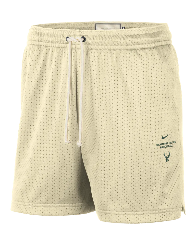 Nike Milwaukee Bucks Standard Issue Dri-FIT Basketballshorts aus Mesh (Herren, ca. 13 cm) - Braun Braun