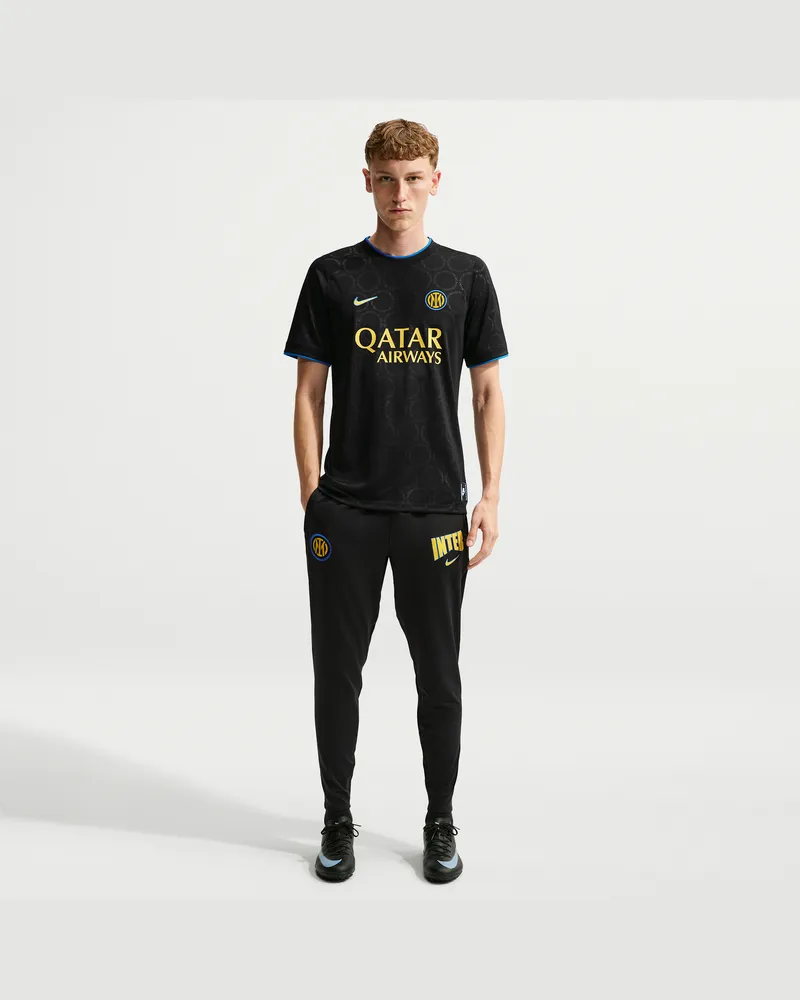 Nike Inter Mailand Strike Third  Dri-FIT Fußballhose aus Strickmaterial für Herren - Schwarz Schwarz