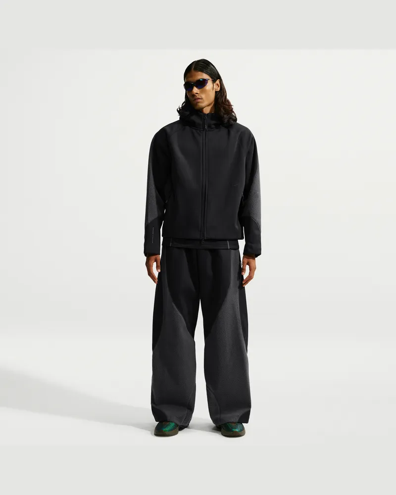 Nike Tech Boreas lockere Therma-FIT Hose mit offenem Saum (Herren) - Schwarz Schwarz