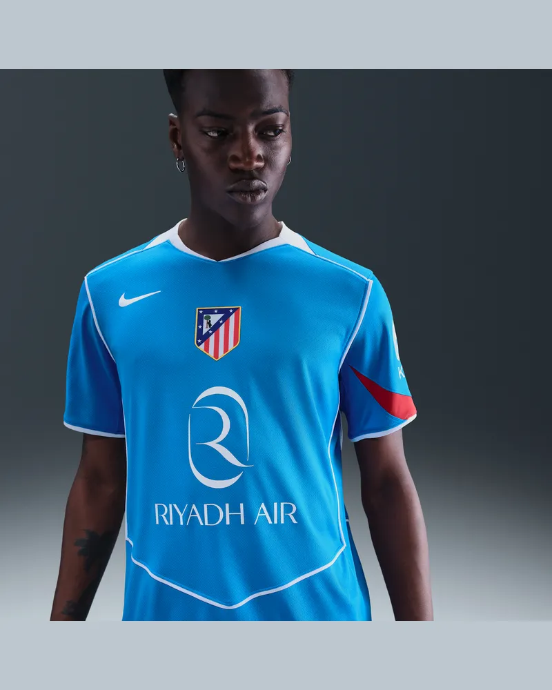 Nike Atlético Madrid 2025/26 Stadium Third  Dri-FIT Total 90 Replika-Fußballtrikot (Herren) - Blau Blau