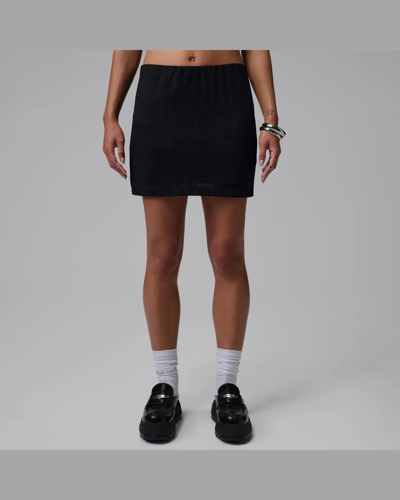 Jordan Flight Rock mit offenem Strickmuster (Damen) - Schwarz Schwarz
